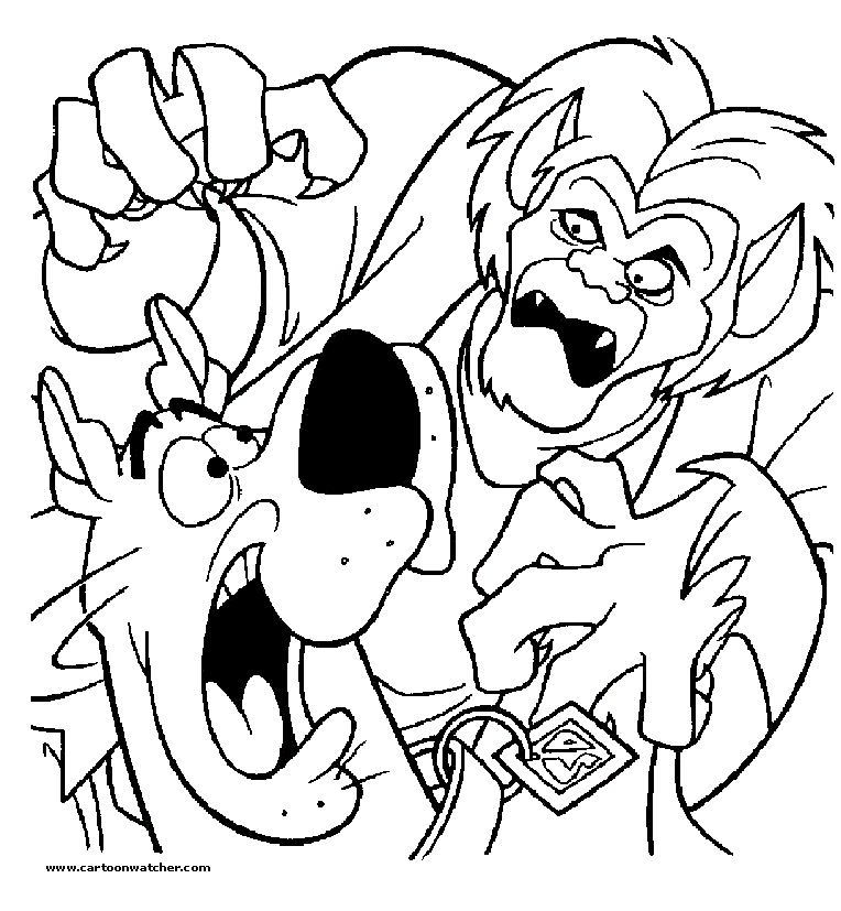 Scooby Doo Coloring Pages - Dr. Odd