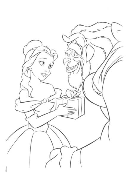 Belle Coloring Pages 2017- Dr. Odd