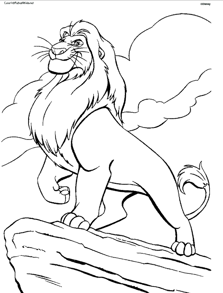 Lion King Coloring Pages 2018 Dr. Odd