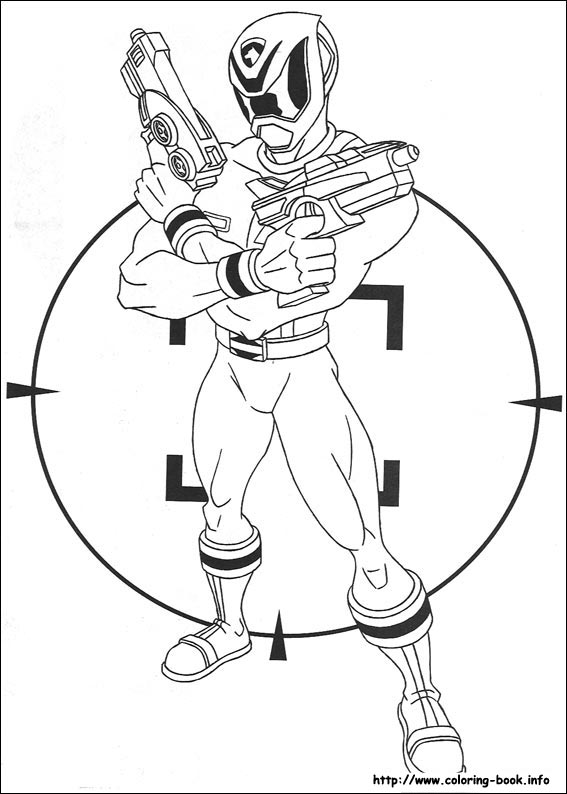 Power Rangers Coloring Pages   Dr. Odd