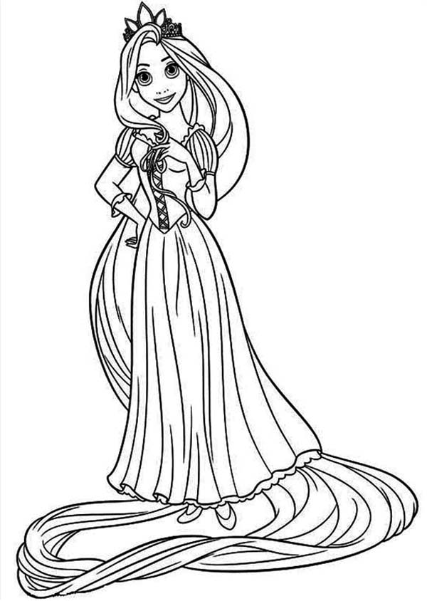 Tangled Coloring Pages 2018- Dr. Odd