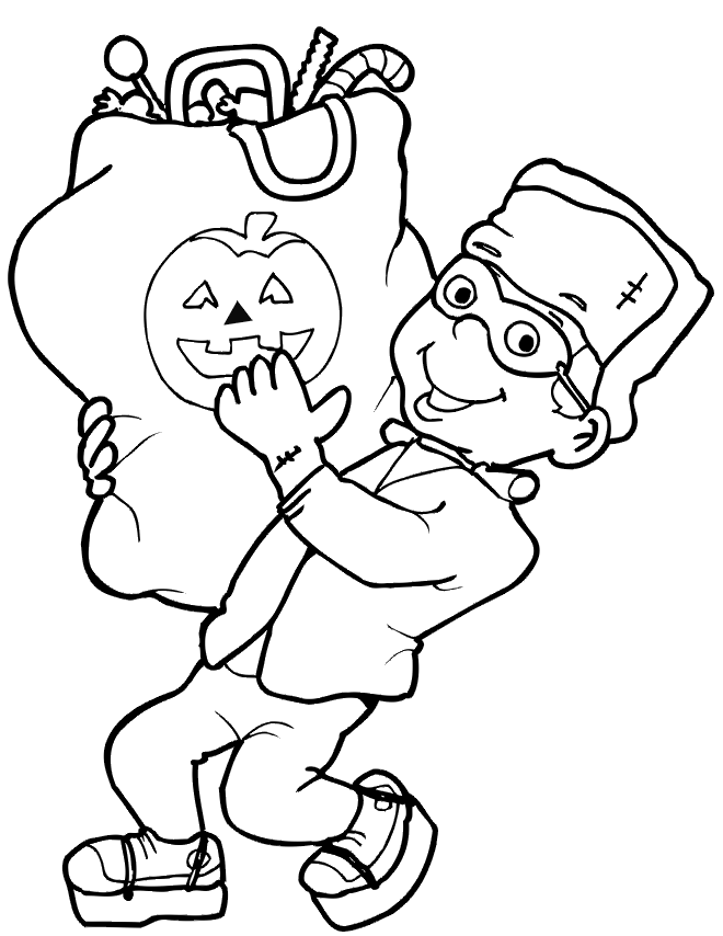 Halloween Coloring Pictures - Dr. Odd