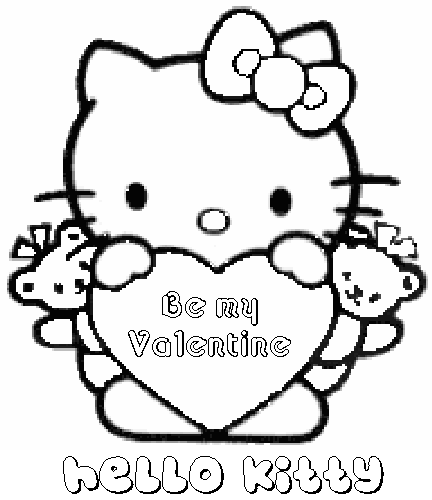 valentine day coloring pages for toddler - photo #29
