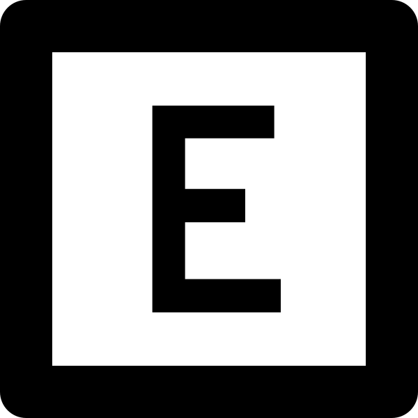 Letter E - Best, Cool, Funny