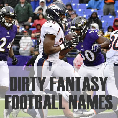 dirty fantasy football names funny 2017
