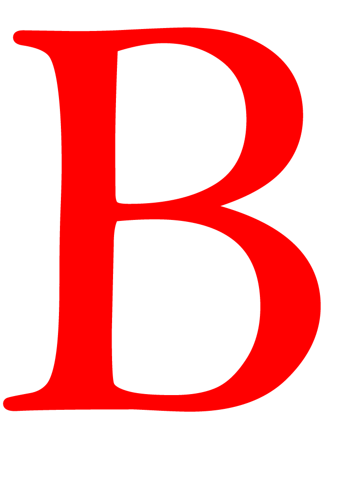 Letter B Best Cool Funny