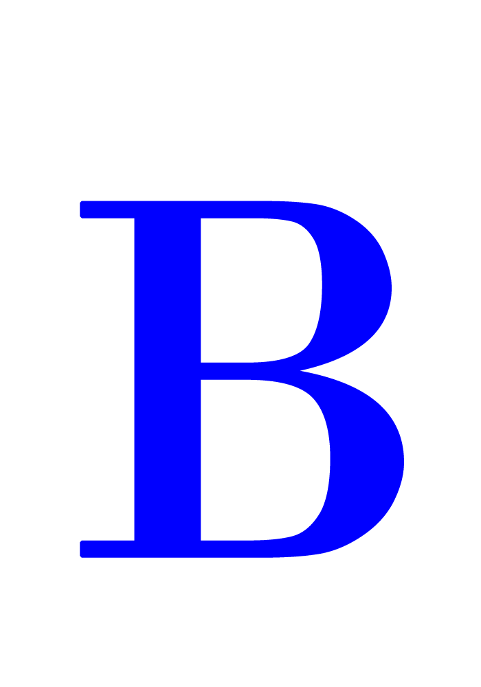 Letter B Best Cool Funny