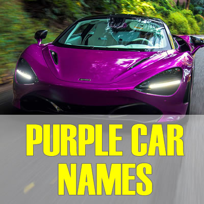 Name for a Purple Car - 2022: Best, Funny, Cool