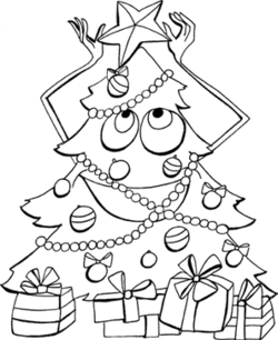 Christmas Tree Coloring Sheets 2019: Best, Cool, Funny